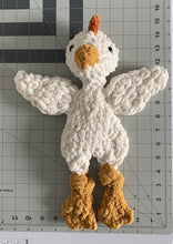 Handmade Crochet Chicken Lovey Chickie Snuggler Baby Chick Plush
