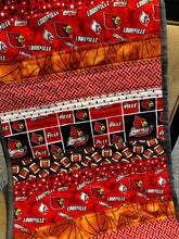 Handmade Quilted University of Louisville Cardinals Table Runner